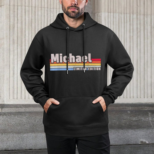 Michael Gift Name Personalized Birthday Funny Christmas Breathable Fabric Hoodie