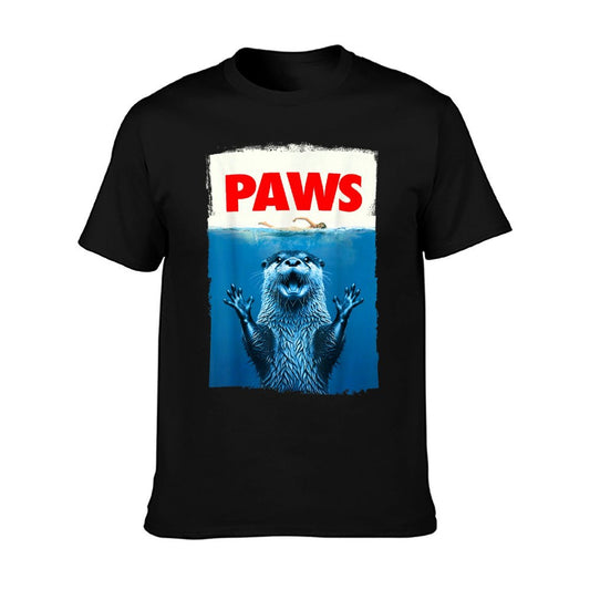 Paws Otter Funny Otter Lover Gifts For Men Women Kidn T-Shirt