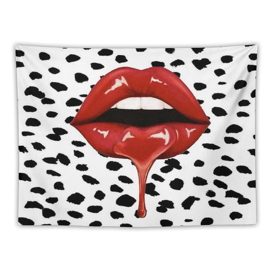Drippy Lips Tapestry