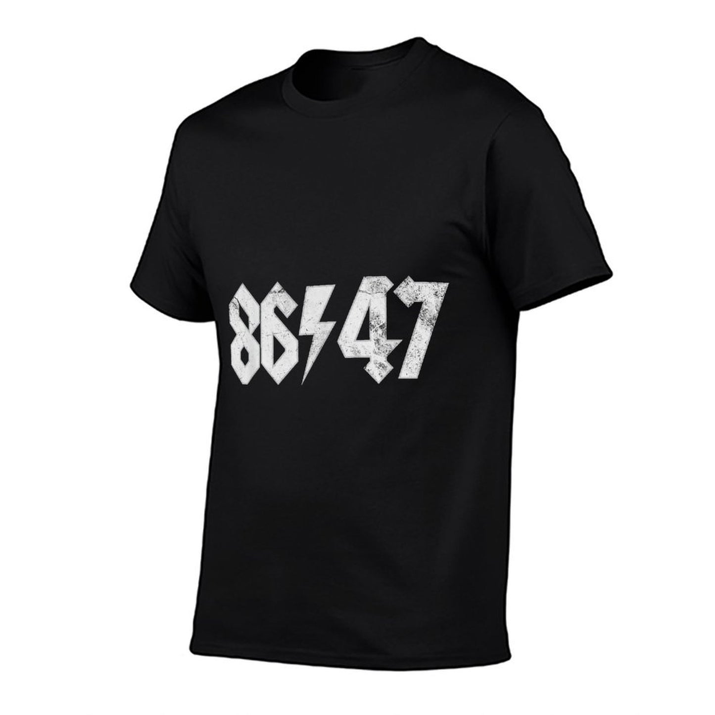 8647 Sarcastic Retro Vintage 80s Style 86 47 Rock 8647  Easy-care T-Shirt