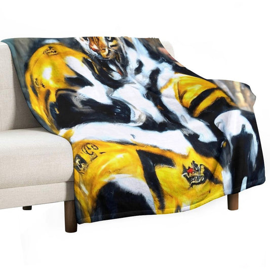 Hamilton Tiger Cats! Throw Blanket