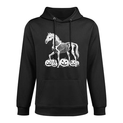 Horse Skeleton Birthday Halloween Mens Womens Kids Casual Wear Hoodie