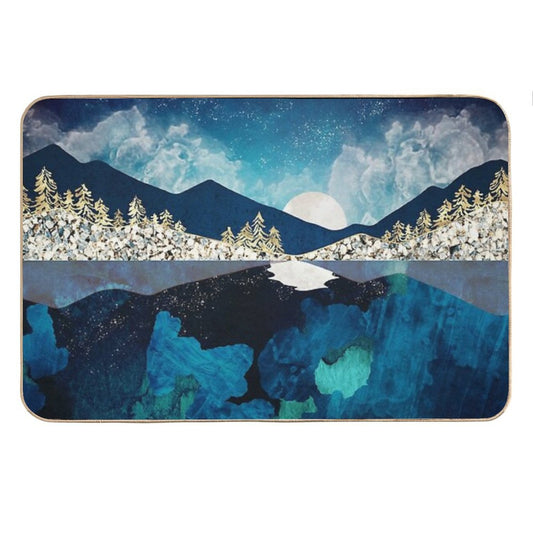 Midnight Water Bath Mat