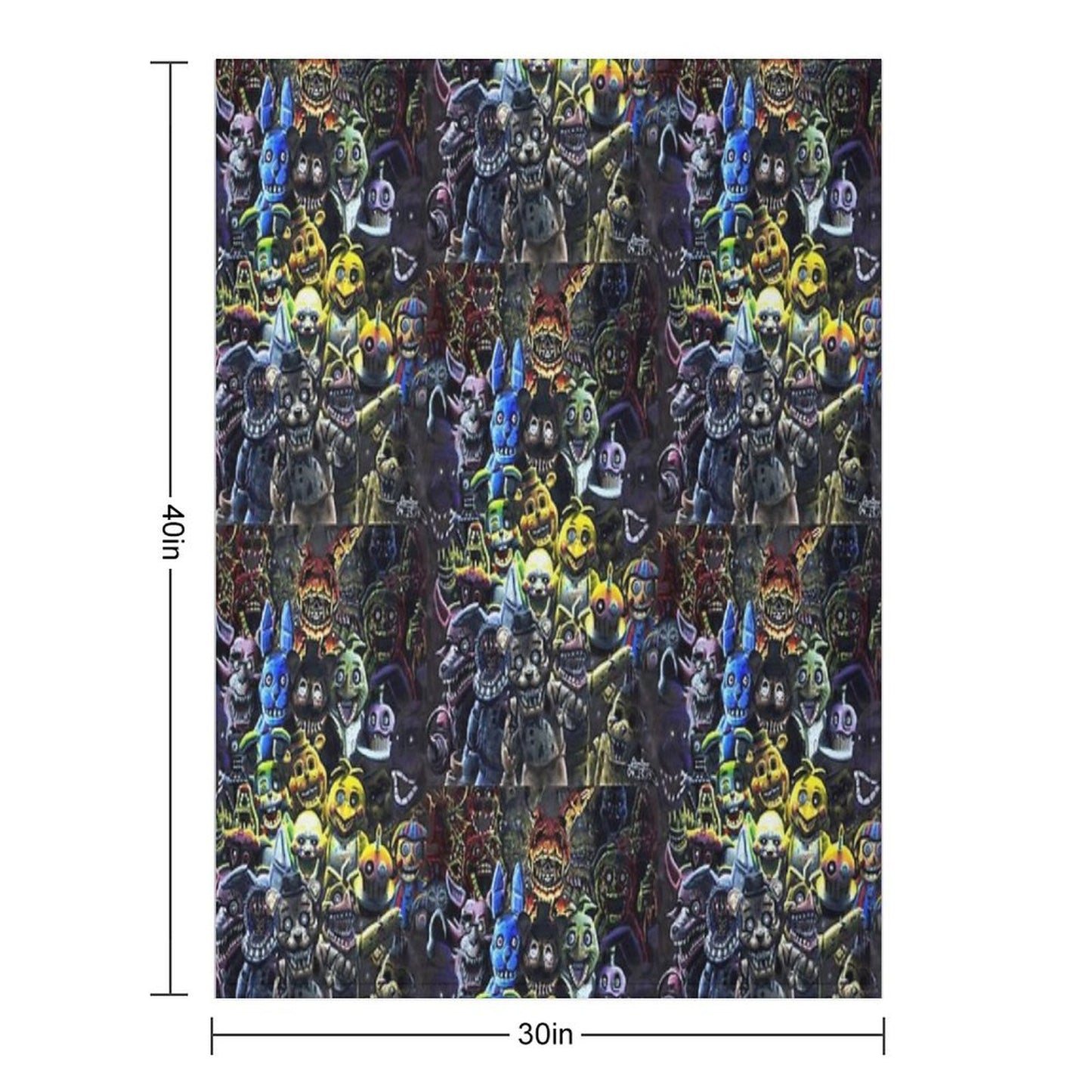 FNAF - The Night Shift Throw Blanket