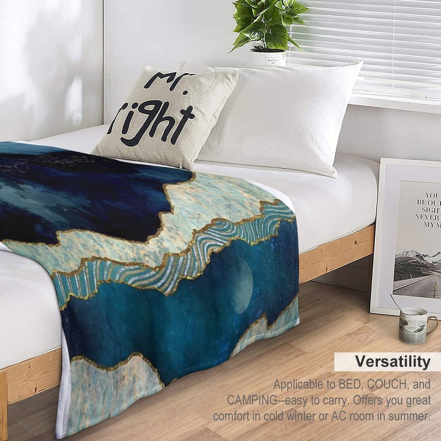 Indigo Sky Throw Blanket