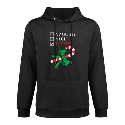Christmas Candy Cane Design - I Have It with A Shrink-Resistant Hoodie