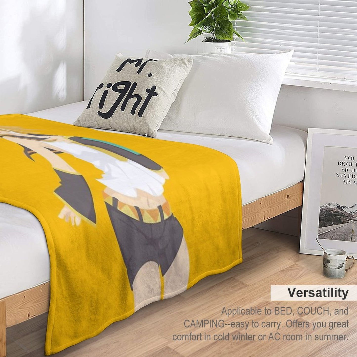 Kagamine Rin Throw Blanket