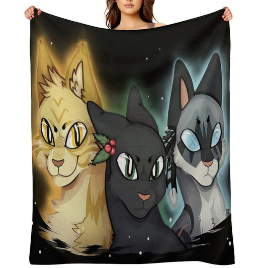 Power of Three Throw Blanket