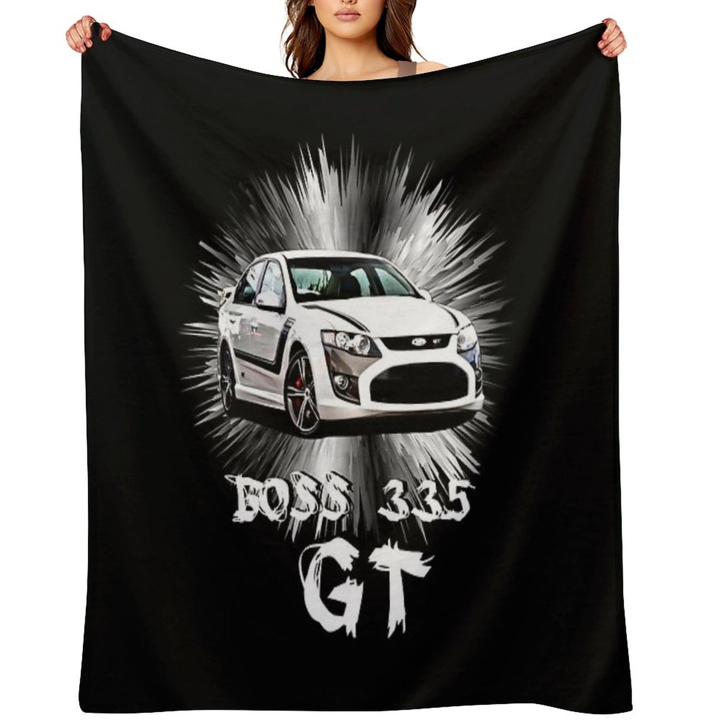 GT 335 Ford Falcon Throw Blanket