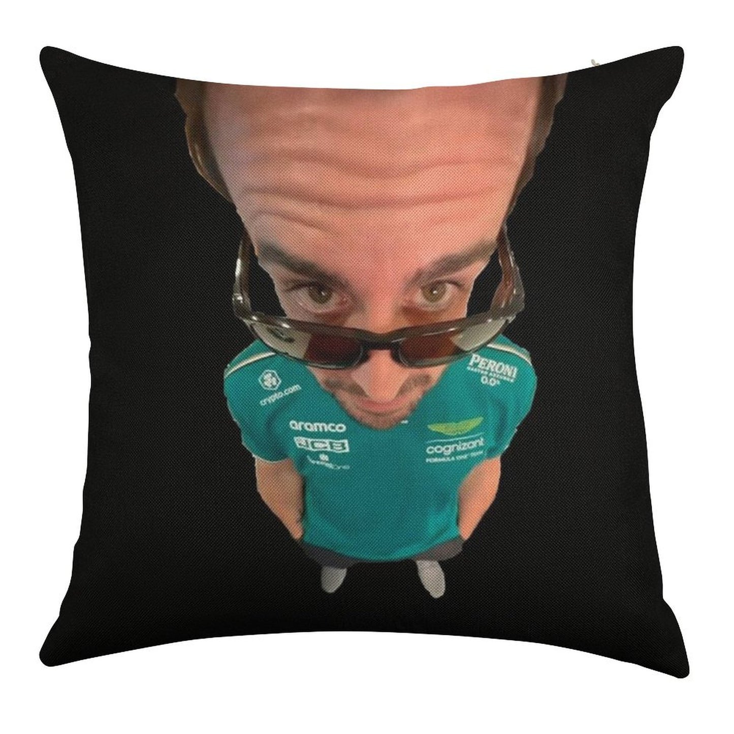 Ferdinand Meme Linen Throw Pillow Cover