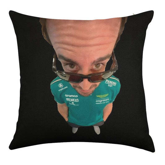 Ferdinand Meme Linen Throw Pillow Cover