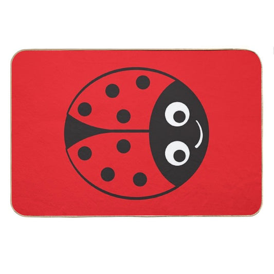 Miss Ladybug Bath Mat