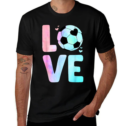 Cool Soccer Art For Women Girls Toddler Themed Soccer Player  High-quality Stitching T-Shirt