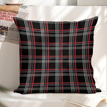 GTi Tartan Linen Throw Pillow Cover