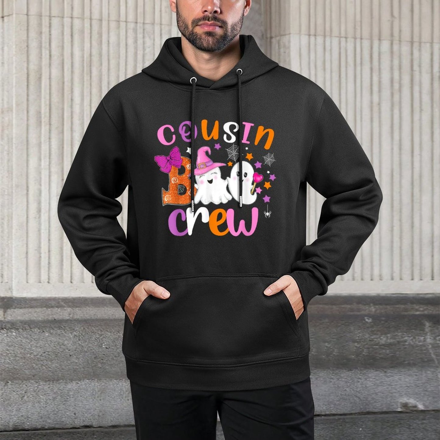 Cousin Boo Crew Halloween Matching Shirts Halloween Cousin Cotton-Polyester Blend Hoodie