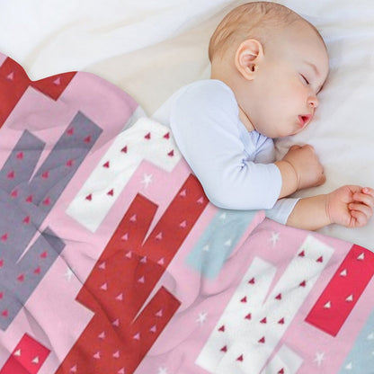 Sweet Cactus Pattern Throw Blanket