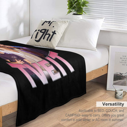 Aaron Tveit Retro Throw Blanket