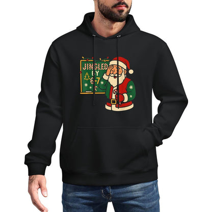 Jingled by 6 7 Funny Teacher 67 Christmas Santa Six Seven Versatile Streetwear Hoodie