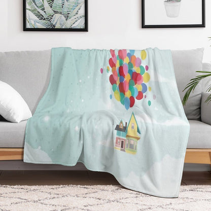 Adventure Is Out There Throw Blanket