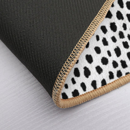 Dalmatian Spots (blackwhite) Bath Mat