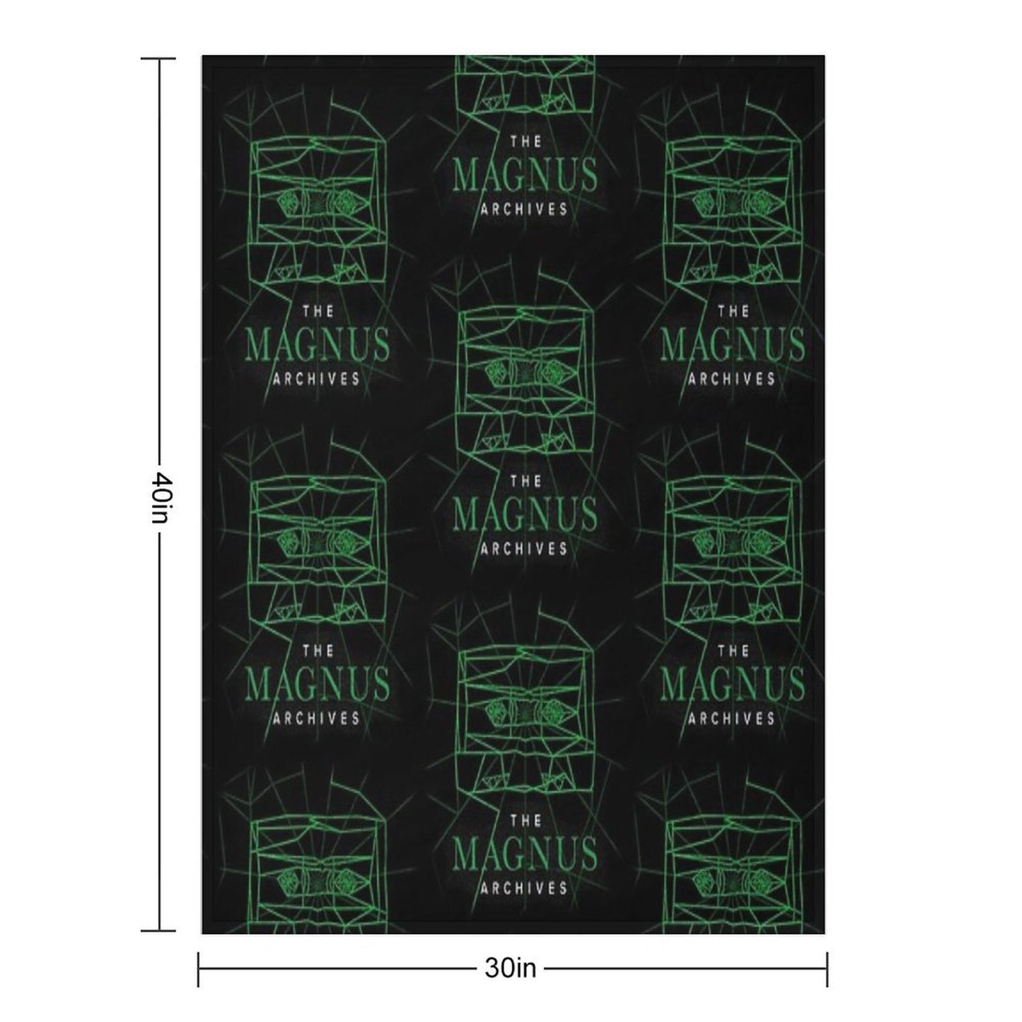 [Transparent] The Magnus Archives Logo (Season 5) Throw Blanket
