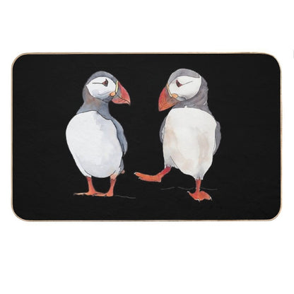 Pssstt... Wanna Dance Sweet Puffin Friends Bath Mat