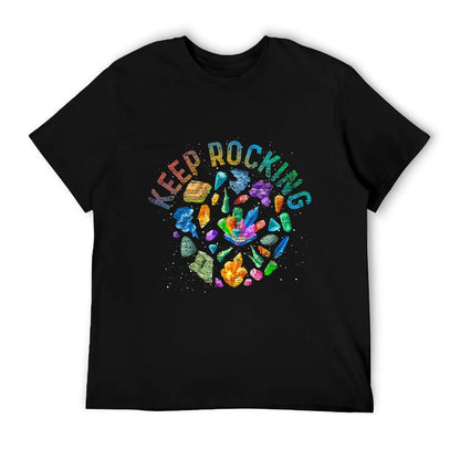 Colorful Rock Collector Earth Scientist Gift Funny Geology T-Shirt