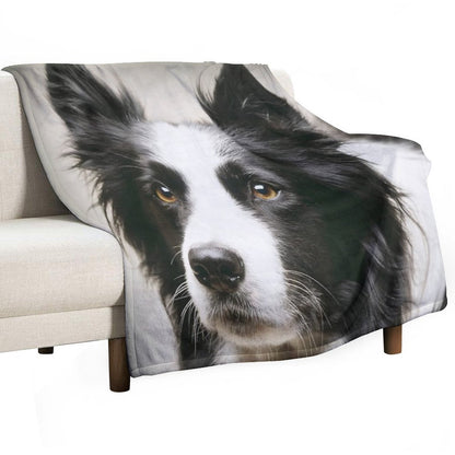 Working Border Collie Throw Blanket