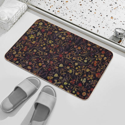 Midnight Floral Bath Mat