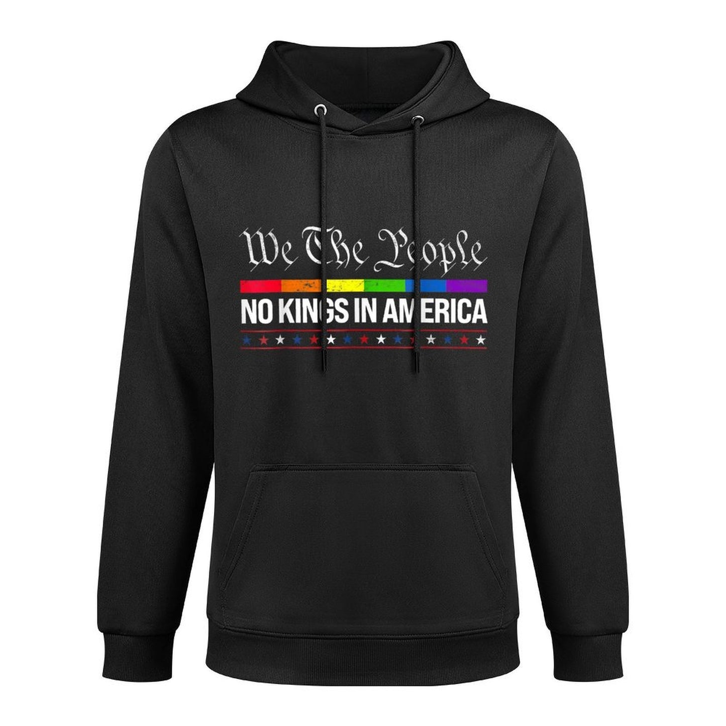 No Kings In America We The People Political Men Women Pilling-Resistant Hoodie
