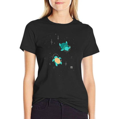 Space Turtles  Slim-fit Cut T-Shirt