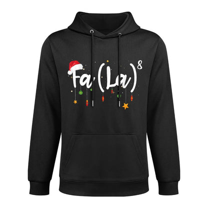 FA (LA)8 Funny Christmas Santa Fa La Math Layering Staple Hoodie