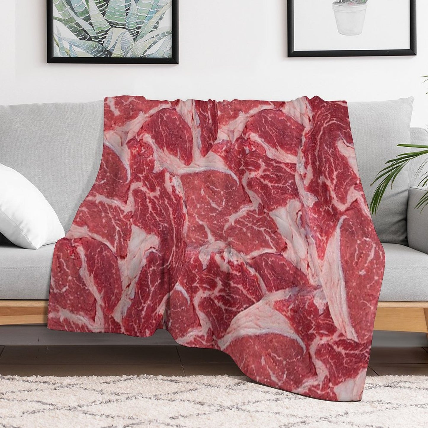 Meat Throw Blanket