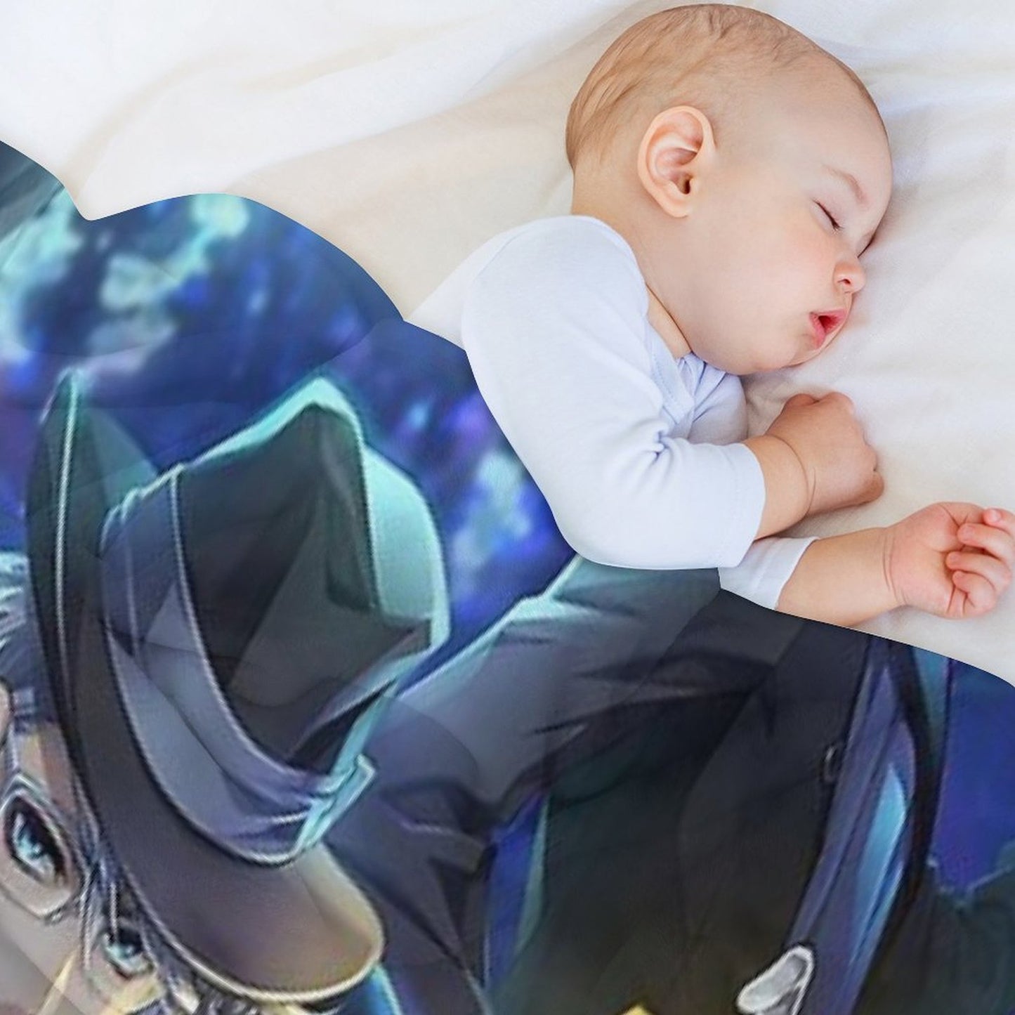 AzulAshengrotto Is A TwistedWonderland Anime Character Throw Blanket