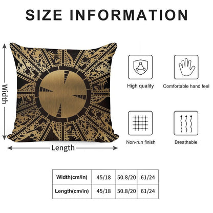 Lament Configuration Side A Soft Hidden Zipper Throw Pillow