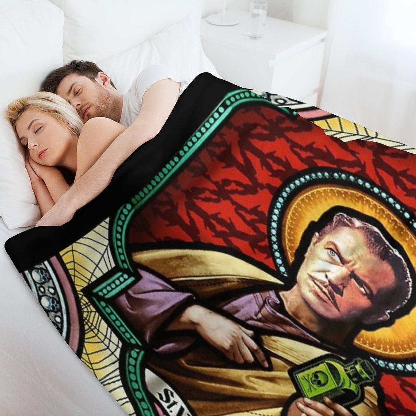 St. Vincent Price Throw Blanket