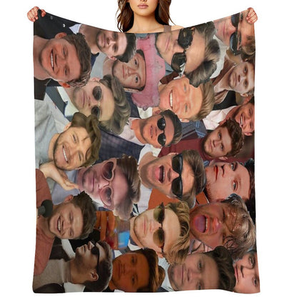 NiallHoran Photo Collage Throw Blanket
