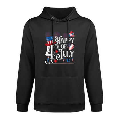 Happy 4th Of July Funny Fourth of July Independence Day Men Easy Care Hoodie