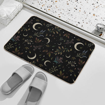 Crescent Moon Garden Bath Mat