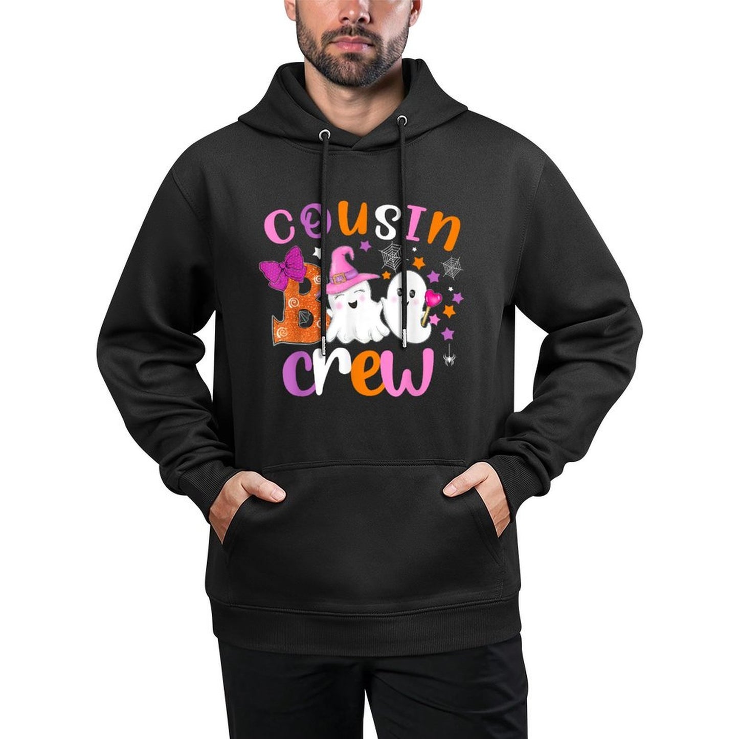 Cousin Boo Crew Halloween Matching Shirts Halloween Cousin Cotton-Polyester Blend Hoodie