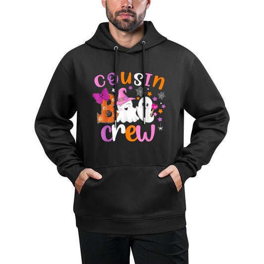 Cousin Boo Crew Halloween Matching Shirts Halloween Cousin Cotton-Polyester Blend Hoodie