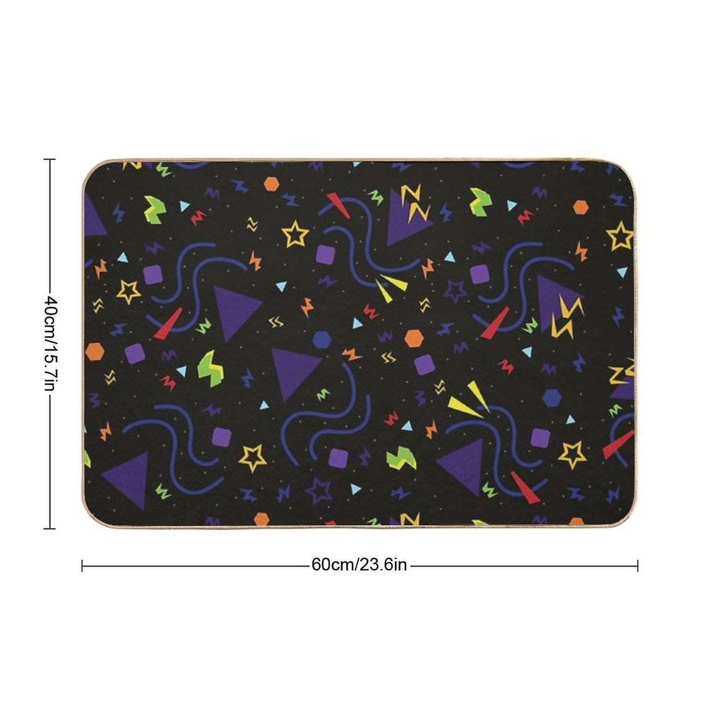 Nostalgic 90s Movie Theatre  Bowling Alley  Roller Rink  Arcade Carpet Bath Mat