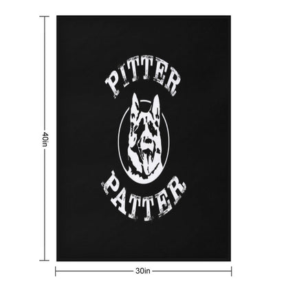 Pitter Patter Let's Get At Er Throw Blanket