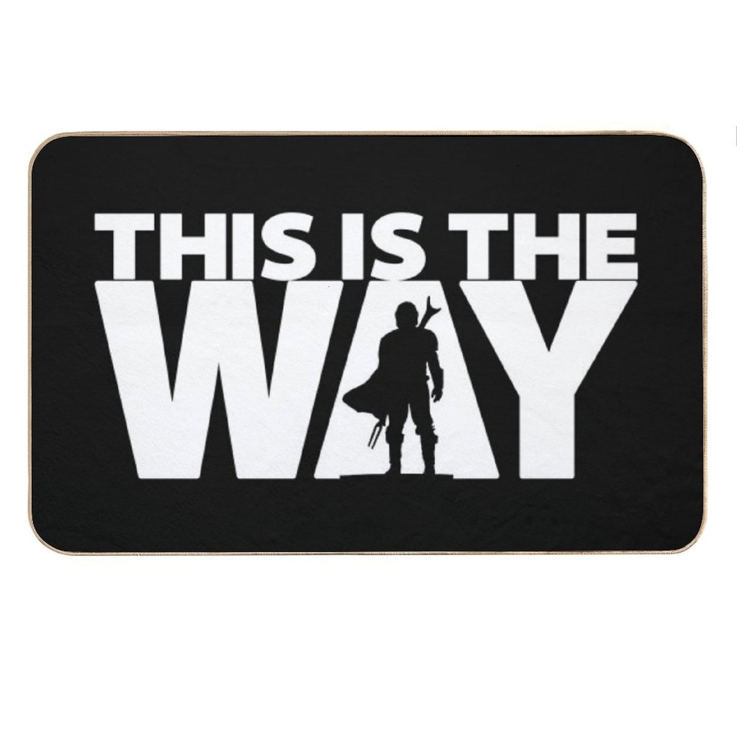 This Is The Way  Geekdom Series  DopeyArt Bath Mat