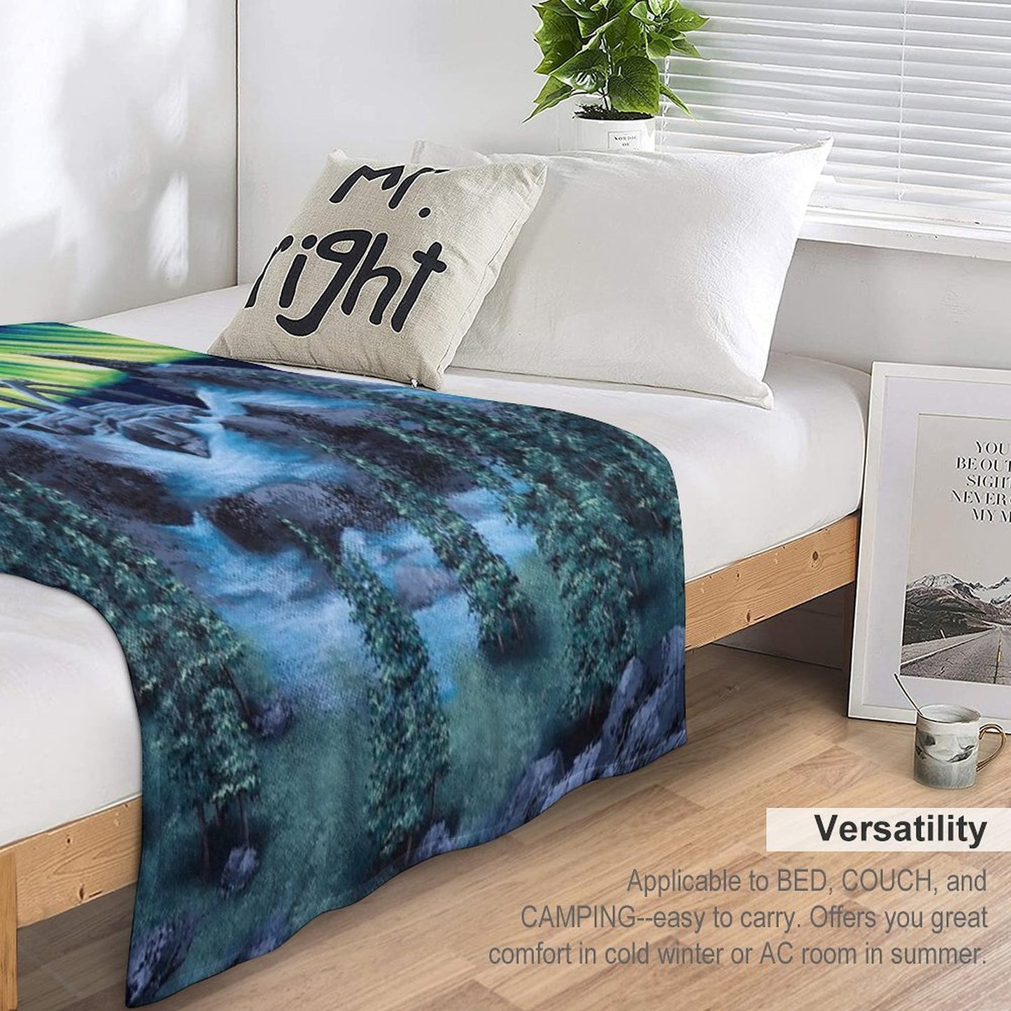 Barrow Lights Throw Blanket