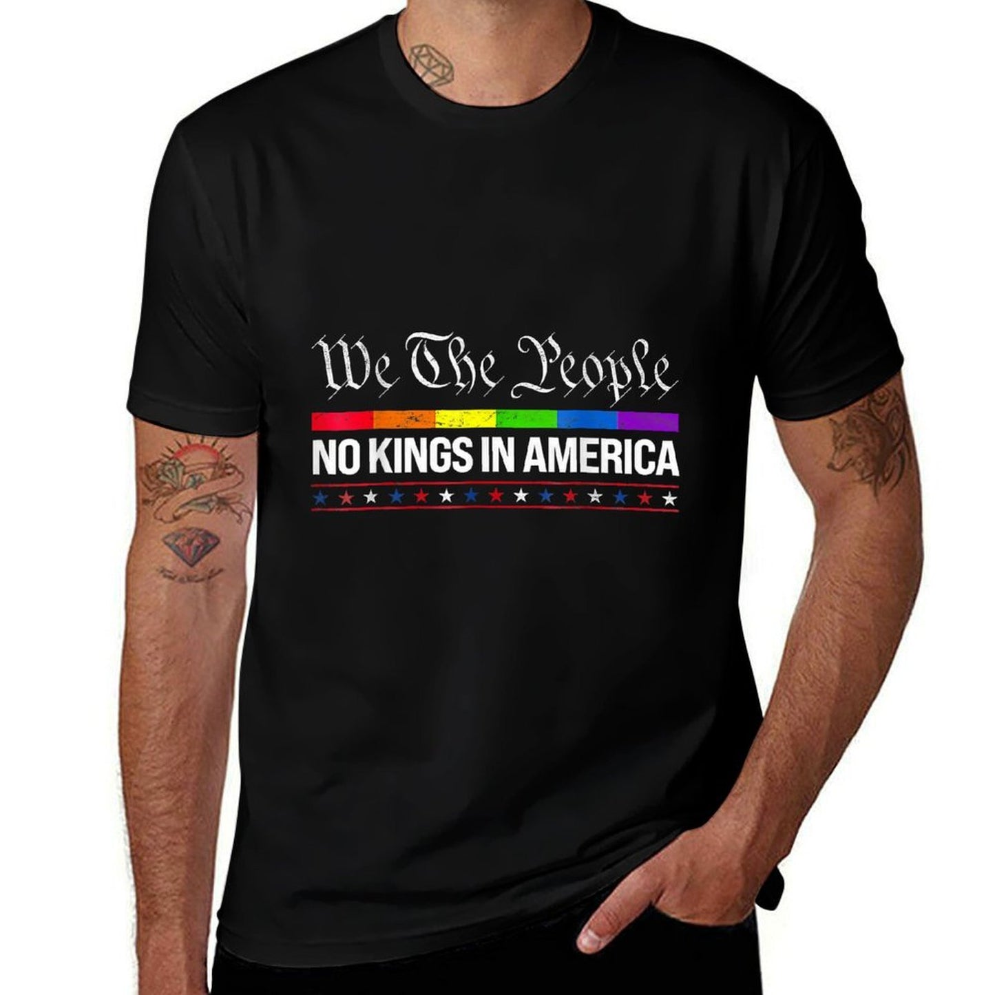 We The People No Kings  Graphic-printed T-Shirt