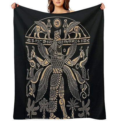 ASSYRIAN Throw Blanket