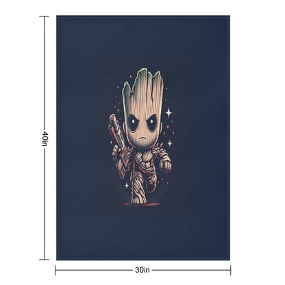 Baby Groot III Throw Blanket