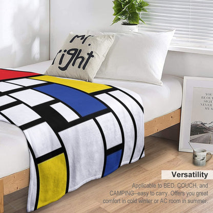 De Stijl #1 Throw Blanket