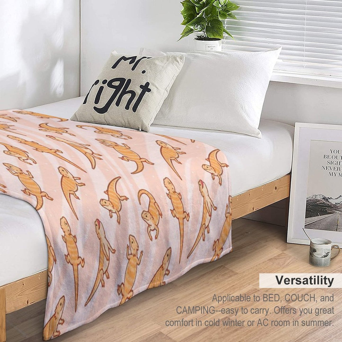 Bearded Dragons Throw Blanket